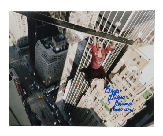 Bryce Dallas Howard Signed (ACOA) "Spider-Man 3" 11x14 Photo Inscribed "Gwen Stacy" - Gwen Stacy