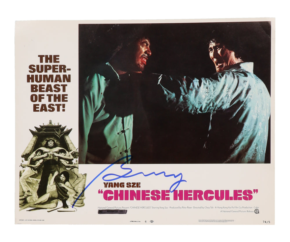 Bolo Yeung Signed "Chinese Hercules" 11x14 Photo (ACOA) - Chiang Tai