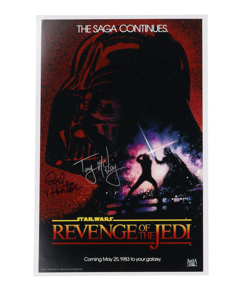 Paul Huston & Tony McVey Signed (ACOA) "Star Wars: Episode VI: Revenge of the Jedi" 12x18 Photo