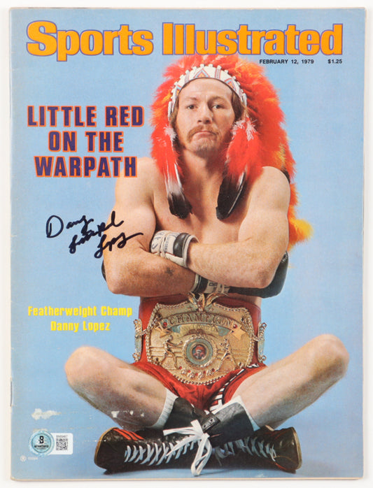 Danny "Little Red" Lopez Signed (Beckett) 1979 "Sports Illustrated" Magazine