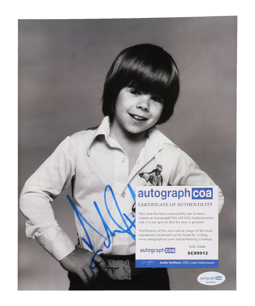 Adam Rich Signed 8x10 Photo (ACOA) - Eight is Enough