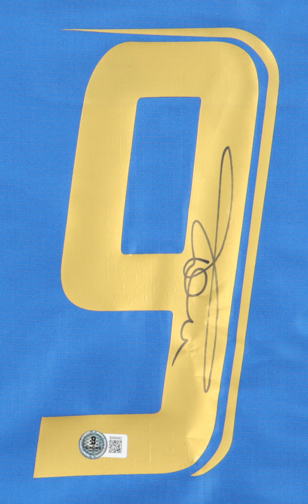 Luca Toni Signed Puma Jersey (Beckett) - Italy National Team