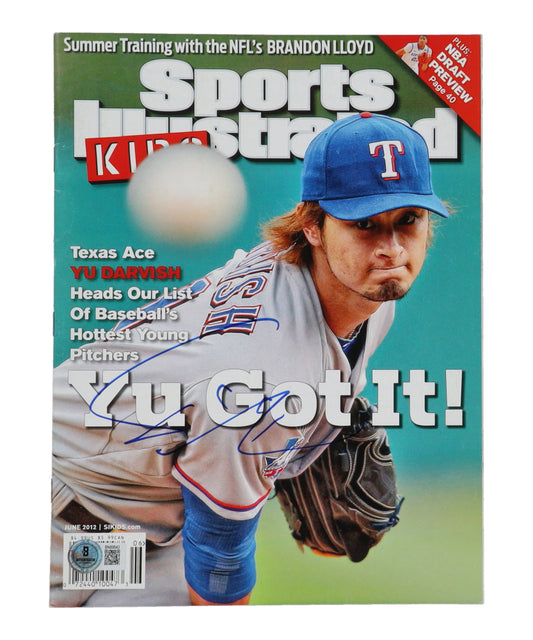 Yu Darvish Signed 2012 Sports Illustrated Kids Magazine (Beckett) - No Label