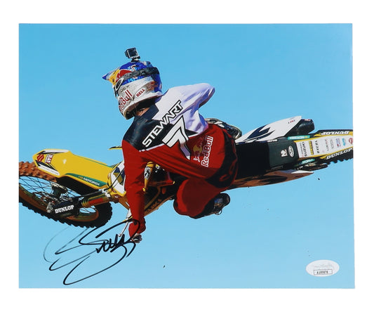 James Stewart Jr. Signed "Motocross" 8x10 Photo (JSA)