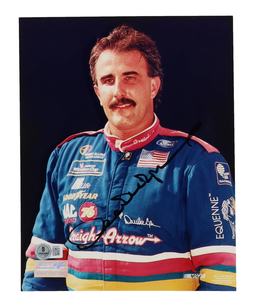 Derrike Cope Signed NASCAR 8x10 Photo (Beckett)