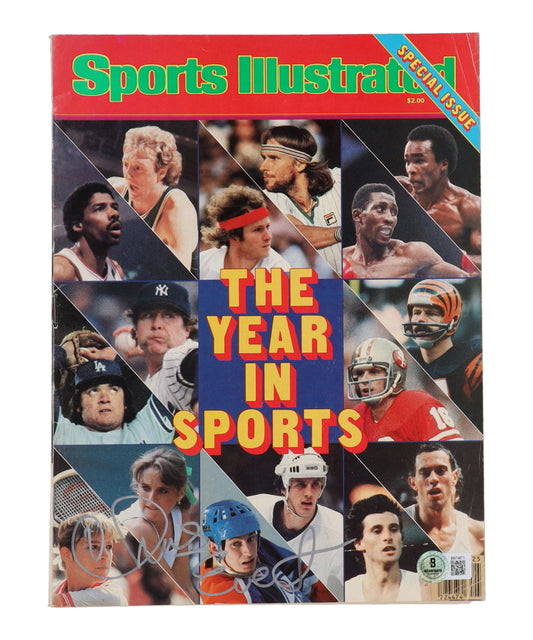 Chris Evert Signed (Beckett) 1981 "The Year in Sports" Sports Illustrated Magazine