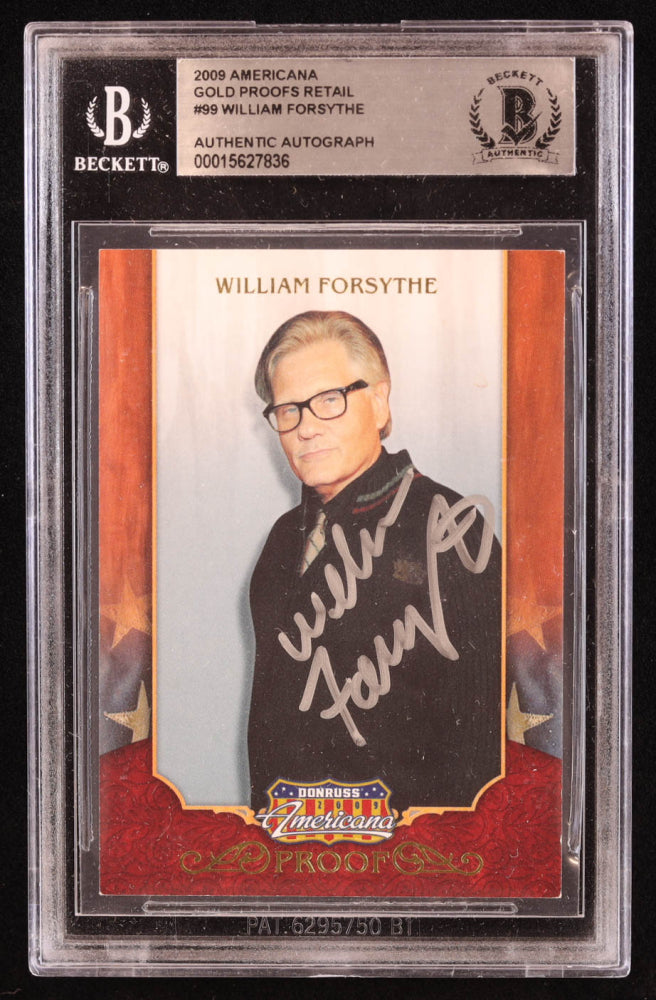 William Forsythe Signed 2009 Americana Gold Proofs Retail #99 (BGS)