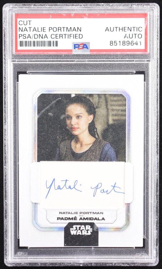 Natalie Portman as Padme Amidala Star Wars Cut Signature #NNO (PSA)