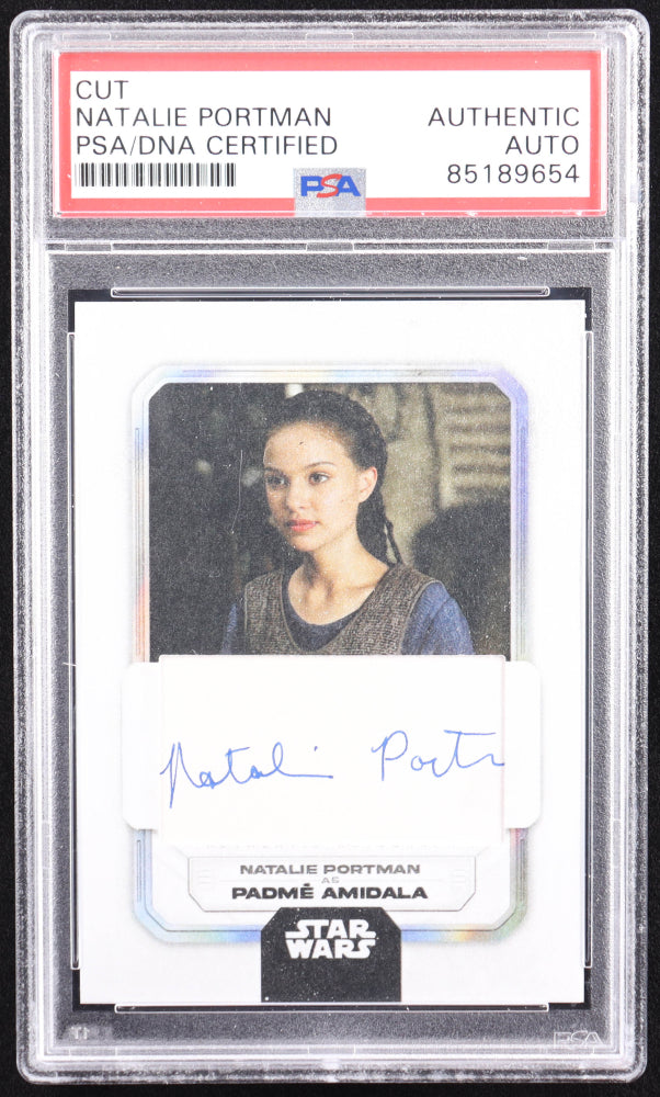 Natalie Portman as Padme Amidala Star Wars Cut Signature #NNO (PSA)