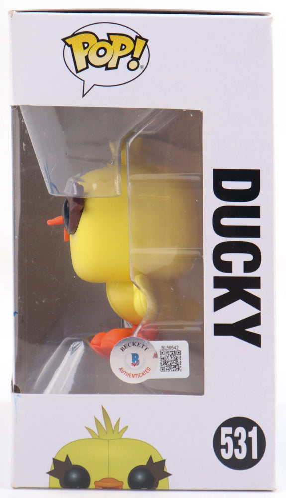 Keegan-Michael Key Signed (Beckett) "Toy Story 4" #531 Ducky Funko Pop! Vinyl Figure - Voice of Ducky