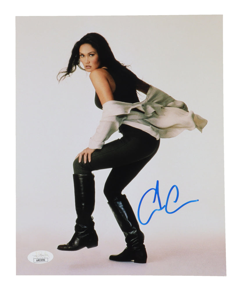 Tia Carrere Signed 8x10 Photo (JSA)