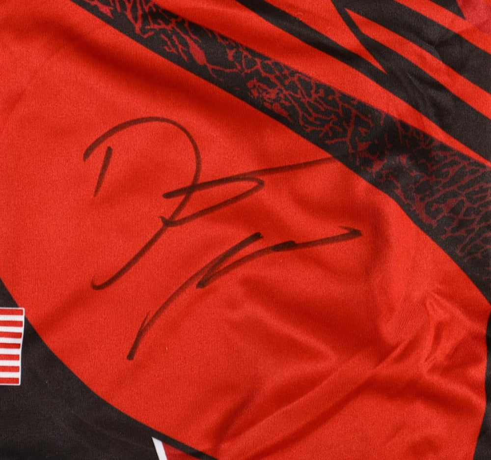 Dustin Poirier Signed (Beckett) “The Diamond” Custom Fight Shorts - Beckett Witnessed