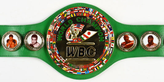 Devin Haney Signed WBC Full-Size Championship Belt (Beckett) Beckett Witnessed