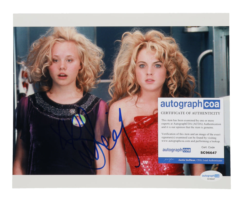 Alison Pill Signed (ACOA) "Confessions of a Teenage Drama Queen" 8x10 Photo - Ella Gerard