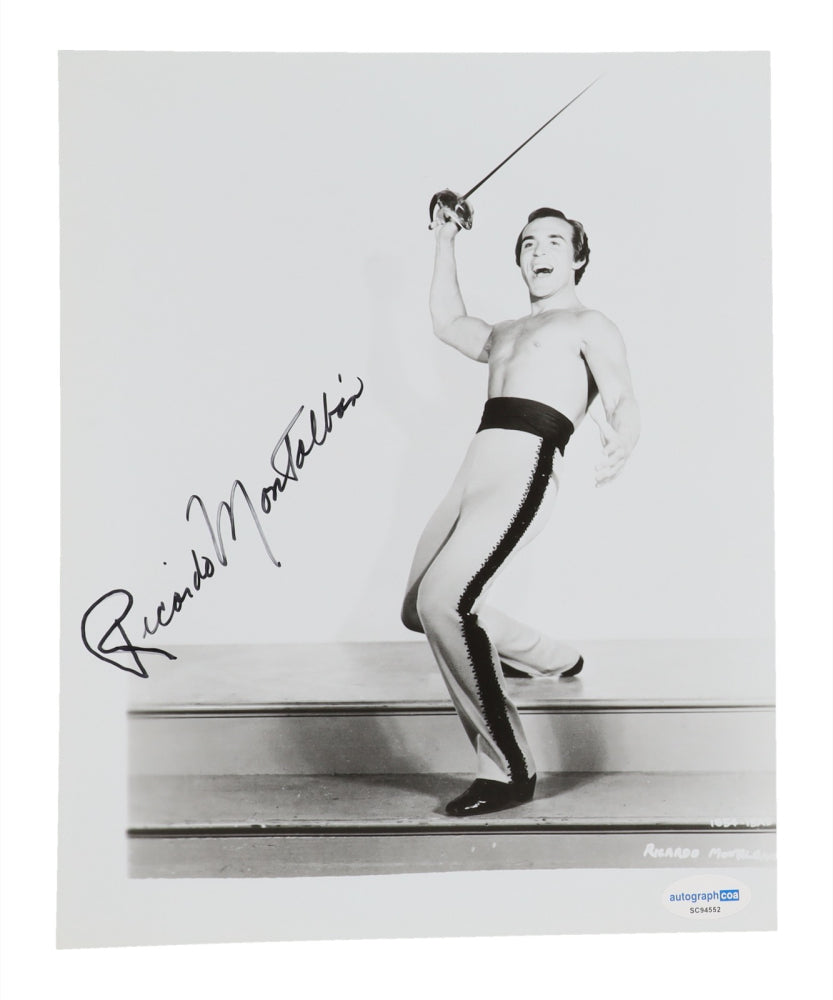 Ricardo Montalbán Signed 8x10 Photo (ACOA)