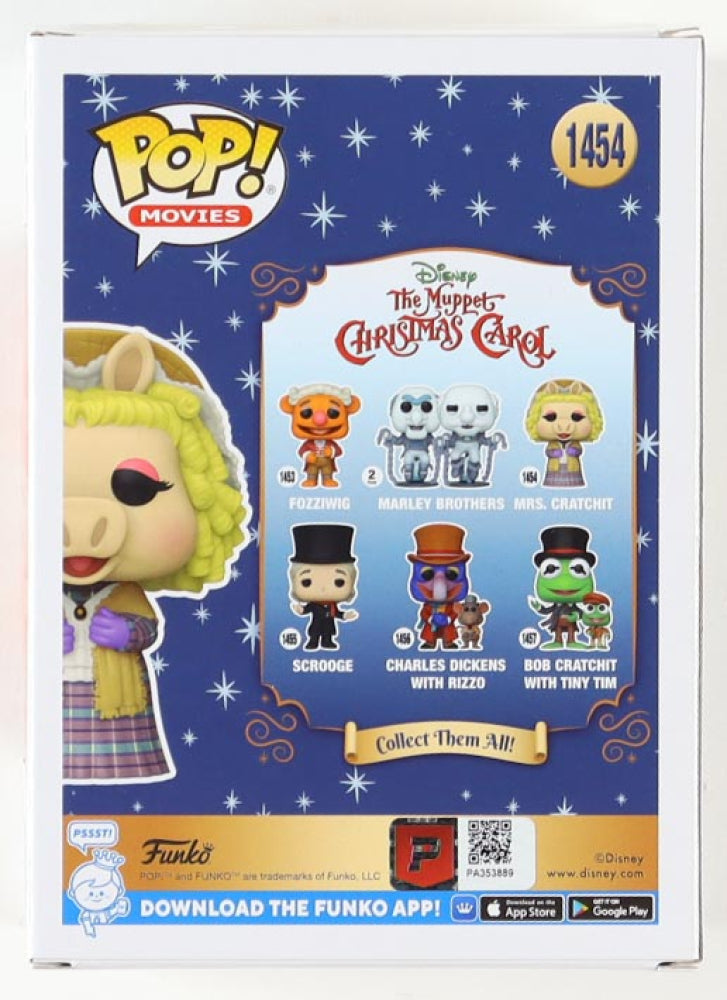 Guy Gilchrist Signed "The Muppet Christmas Carol" #1454 Mrs. Cratchit Funko Pop! with Hand-Drawn Sketch (PA)