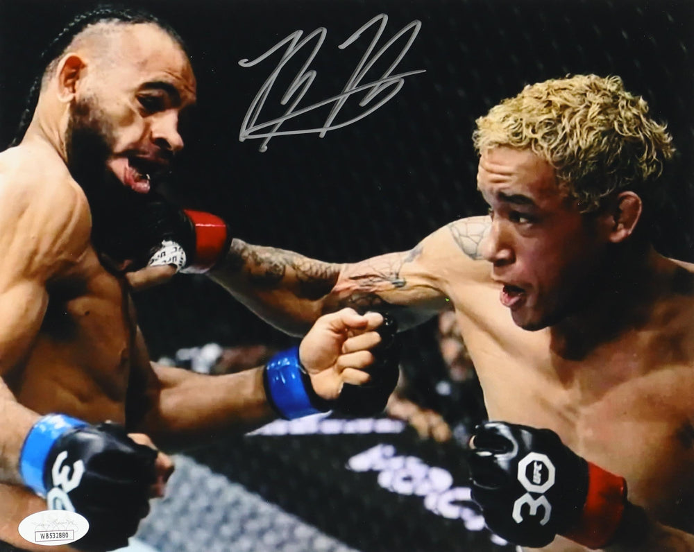 Bryan Battle Signed UFC 8x10 Photo (JSA) - JSA Witnessed