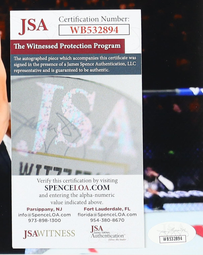 Bryan Battle Signed UFC 8x10 Photo (JSA) - JSA Witnessed