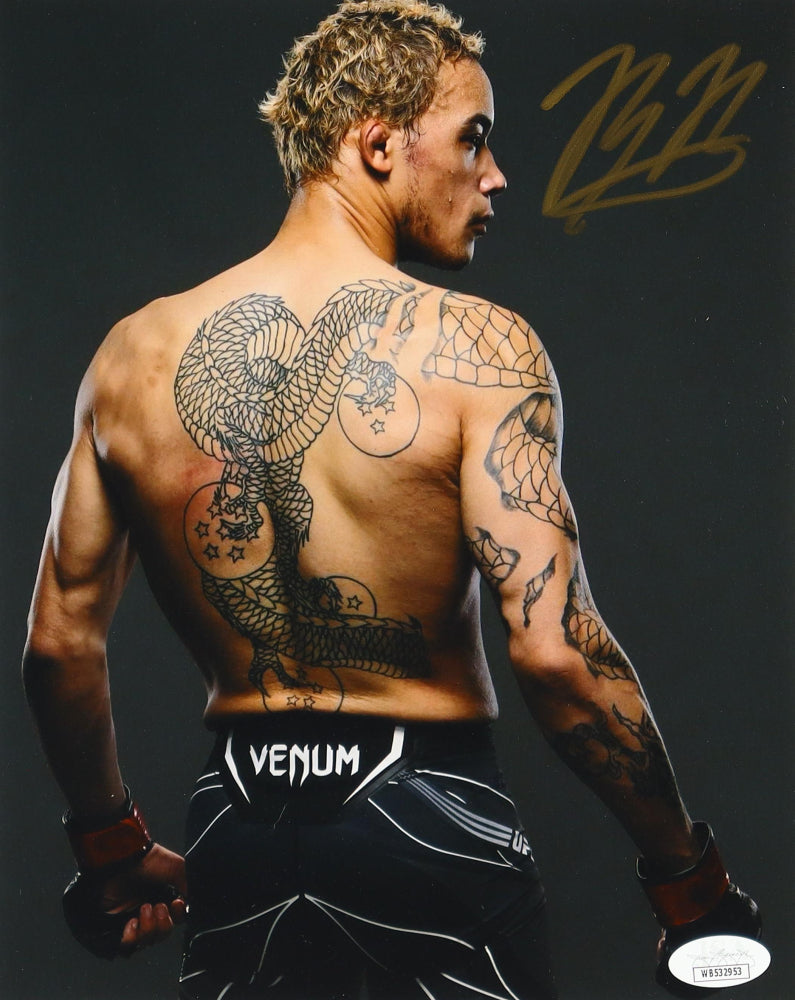 Bryan Battle Signed UFC 8x10 Photo (JSA) - JSA Witnessed