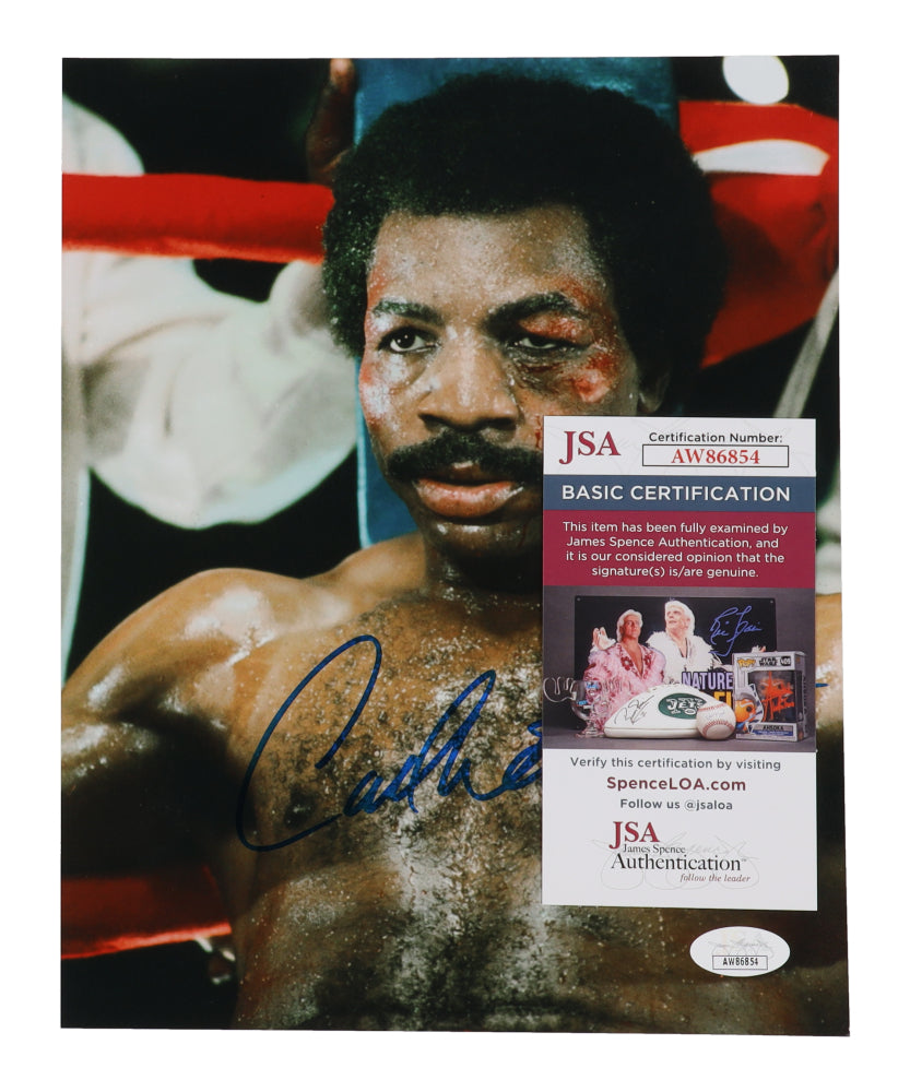 Carl Weathers Signed "Rocky" 8x10 Photo (JSA) Apollo Creed