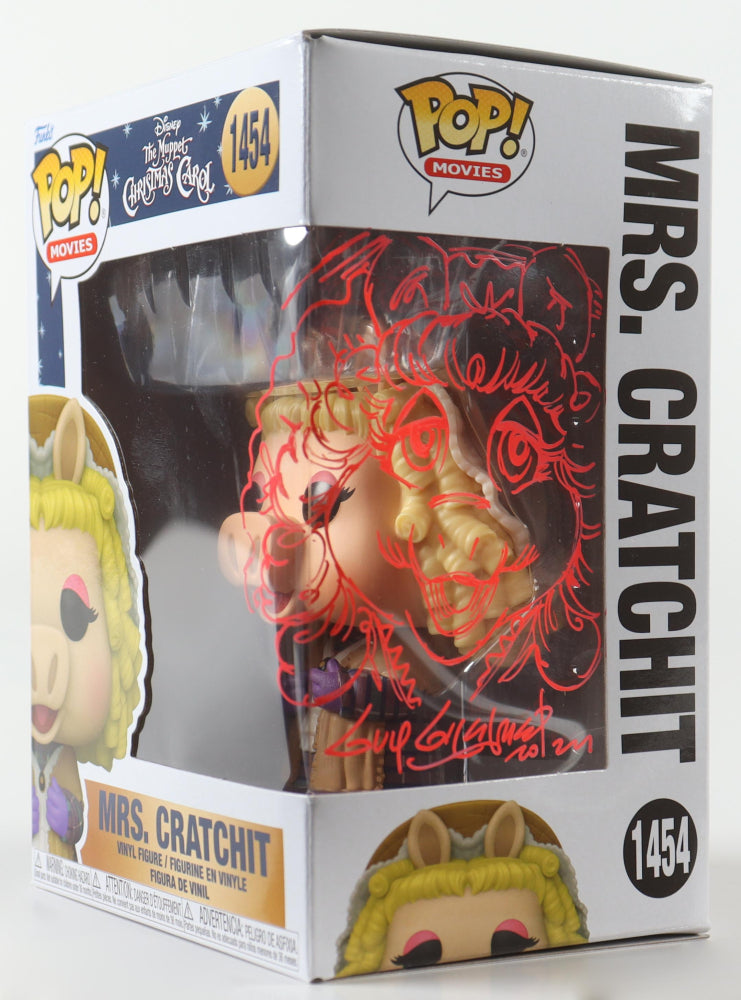 Guy Gilchrist Signed "The Muppet Christmas Carol" #1454 Mrs. Cratchit Funko Pop! with Hand-Drawn Sketch (PA)