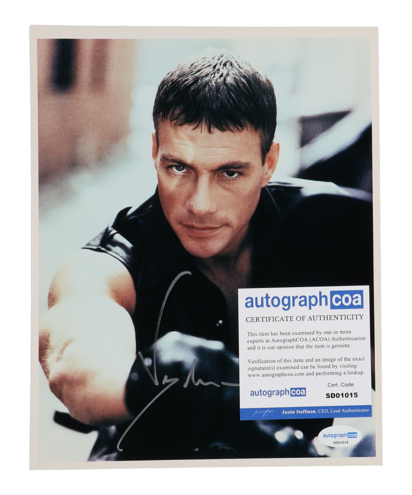 Jean-Claude Van Damme Signed 8x10 Photo (ACOA)