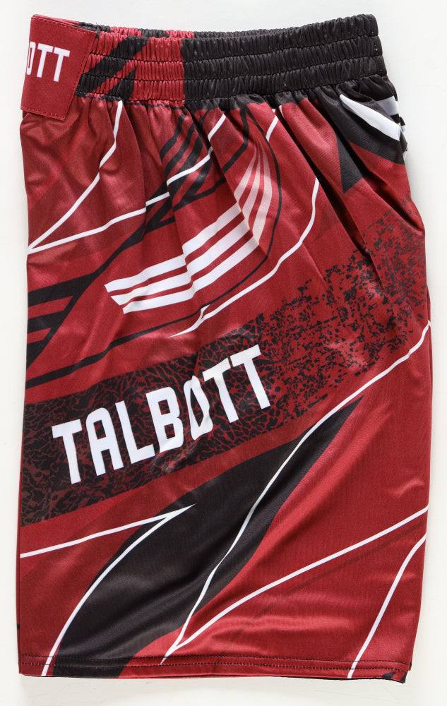 Payton Talbott Signed Custom Fight Shorts (Beckett) - Beckett Witnessed