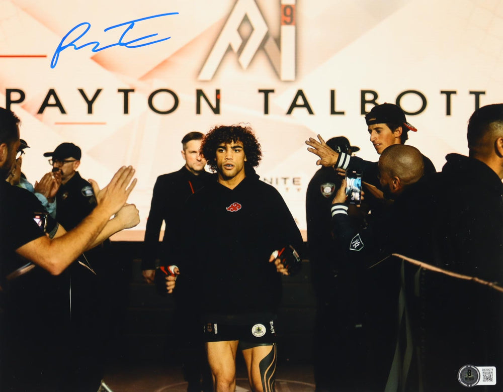 Payton Talbott Signed UFC 11x14 Photo (Beckett) - Beckett Witnessed