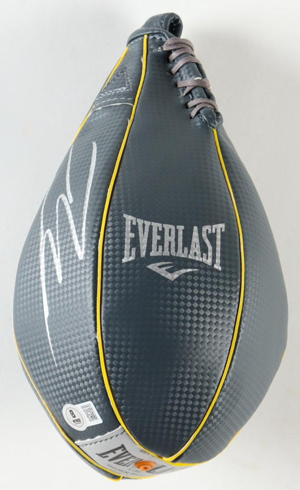 Ryan Garcia Signed (Beckett) Everlast Full-Size Authentic Speed Bag - Beckett Witnessed