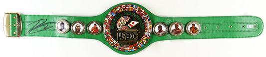 Ryan Garcia Signed WBC Championship Belt (Beckett) - Beckett Witnessed