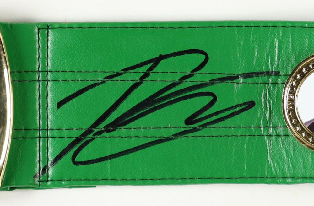 Ryan Garcia Signed WBC Championship Belt (Beckett) - Beckett Witnessed