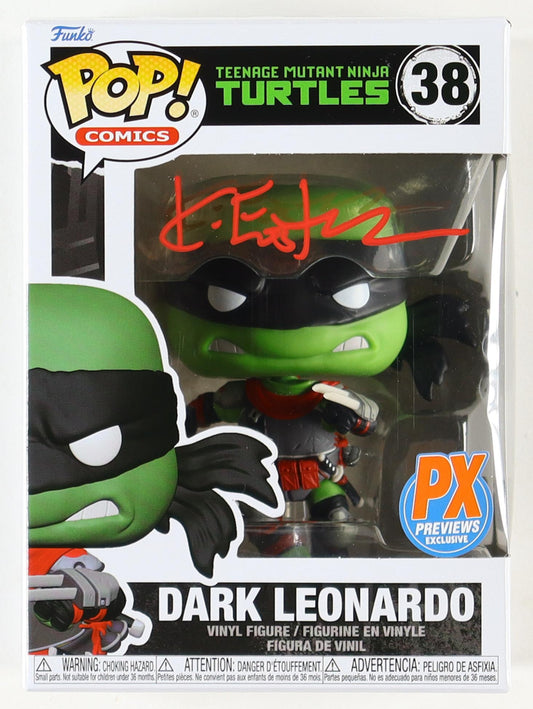 Kevin Eastman Signed "Teenage Mutant Ninja Turtles" #38 Dark Leonardo Funko Pop! Vinyl Figure (PA) Co-Creator of "Teenage Mutant Ninja Turtles" | PX Previews Exclusive