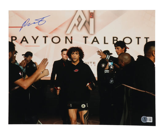 Payton Talbott Signed UFC 11x14 Photo (Beckett) Beckett Witnessed