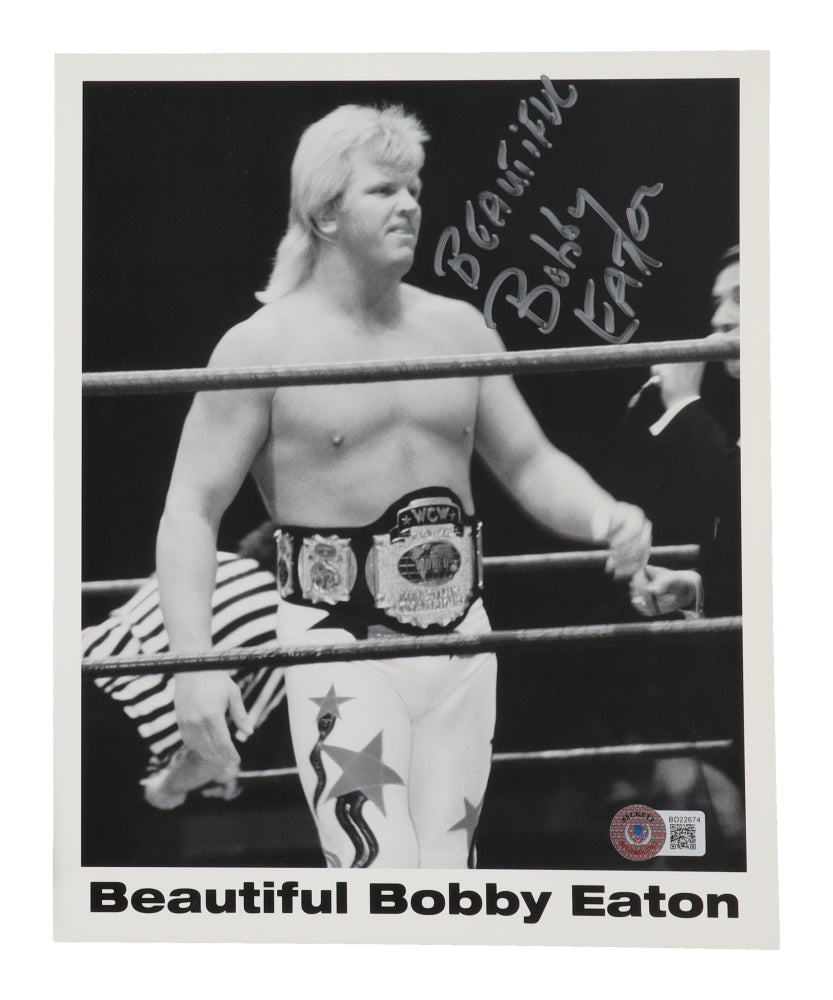 "Beautiful" Bobby Eaton Signed 8x10 Photo (Beckett)