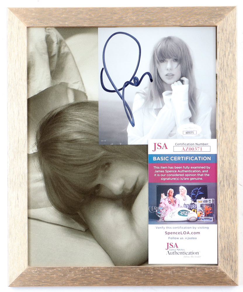 Taylor Swift Signed Custom Framed CD Album Insert Display (JSA)