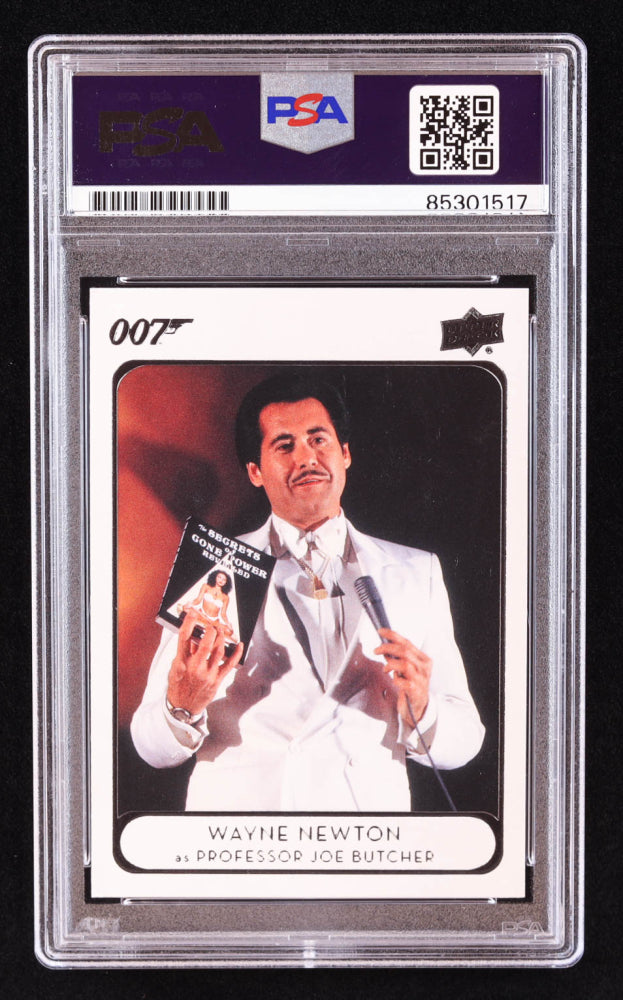 Wayne Newton Signed 2021 Upper Deck James Bond Villains and Henchmen #54 Wayne Newton as Professor Joe Butcher Inscribed "All My Best Wishes" (PSA) Professor Joe Butcher