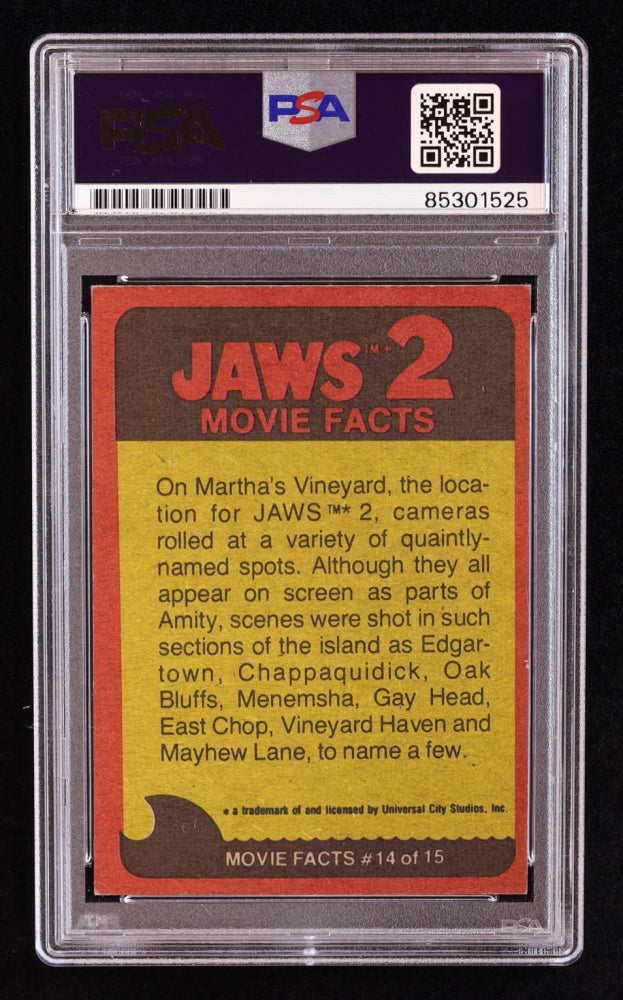 Joe Alves Signed 1978 Topps Jaws 2 #47 The Monster Attacks (PSA) Producer