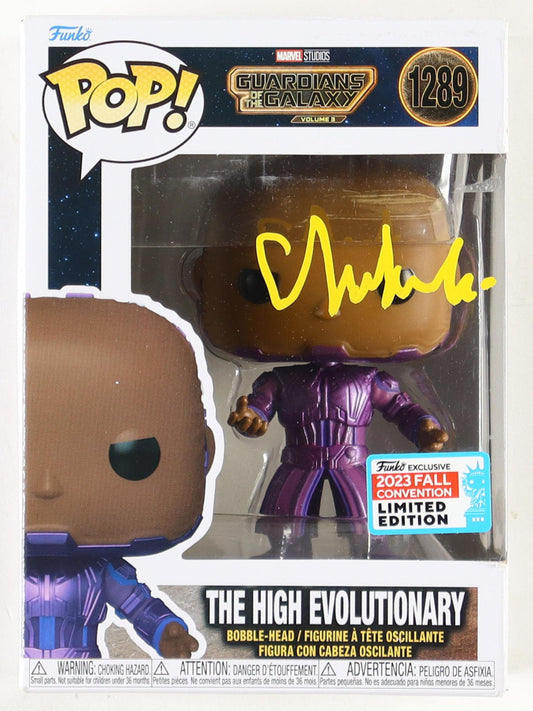 Chukwudi Iwuji Signed (JSA) "Guardians of the Galaxy Volume 3" #1289 The High Evolutionary Funko Pop! Vinyl Figure - Funko Exclusive 2023 Fall Convention Limited Edition