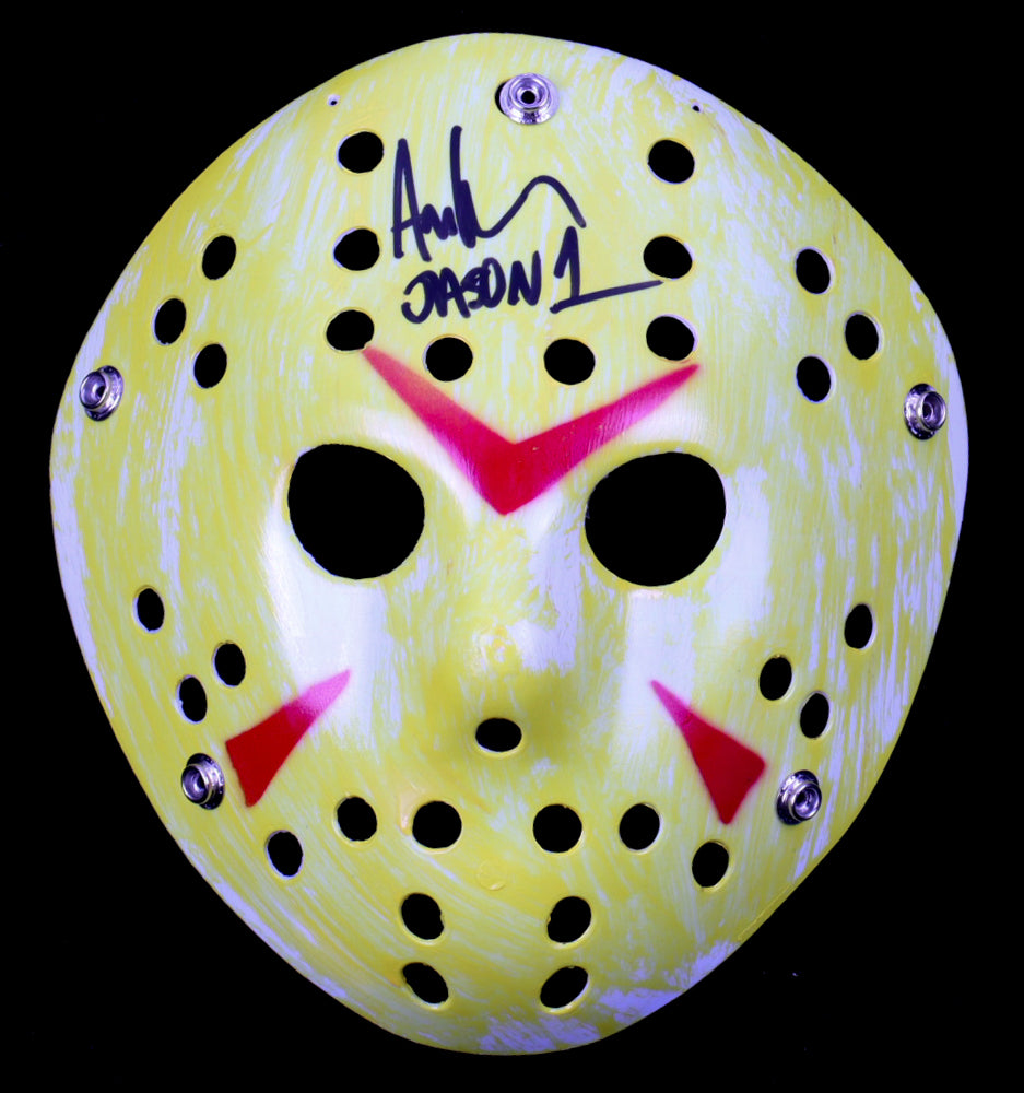 Ari Lehman Signed "Friday the 13th" Mask Inscribed "Jason 1" (JSA) JSA Witnessed