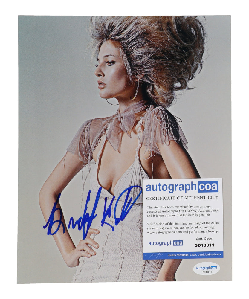 Bridget Hall Signed 8x10 Photo (AutographCOA) - American Model