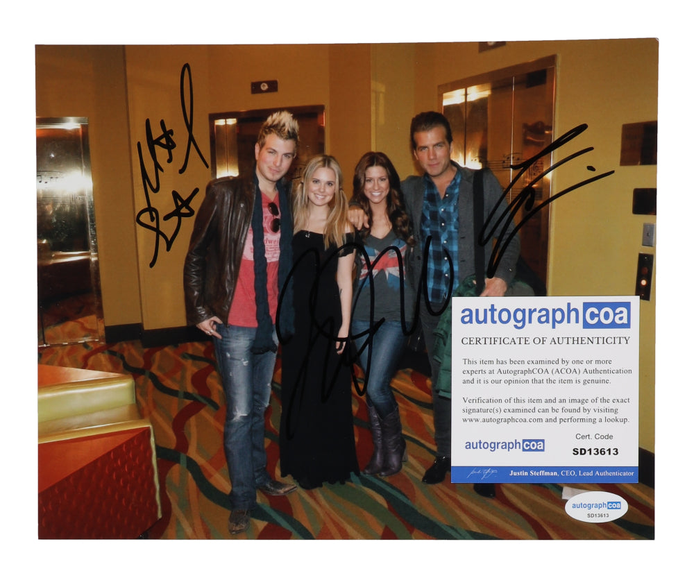 "Gloriana" 8x10 Photo Signed (ACOA) by Cheyenne Kimball, Mike Gossin, Rachel Reinert & Tom Gossin