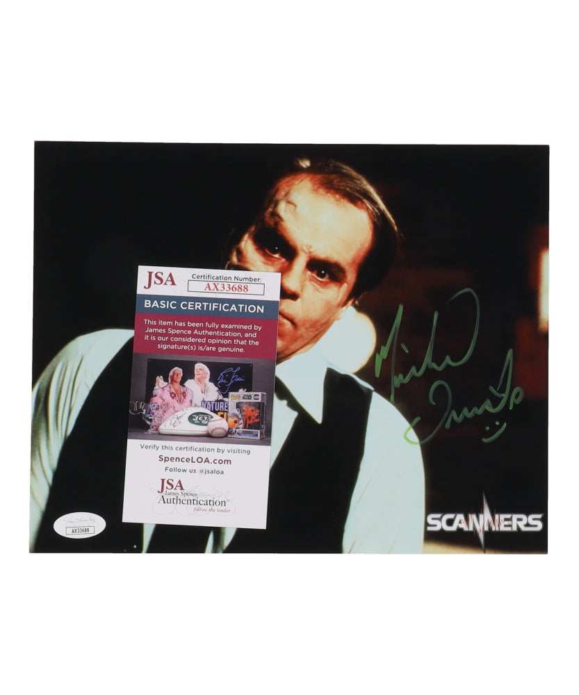 Michael Ironside Signed "Scanners" 8x10 Photo (JSA) - Darryl Revok