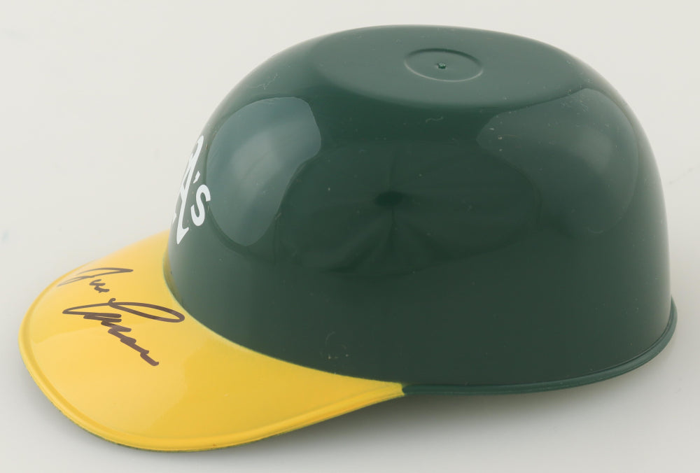 Jose Canseco Signed (Beckett) Athletics Micro Batting Helmet - Beckett Witnessed