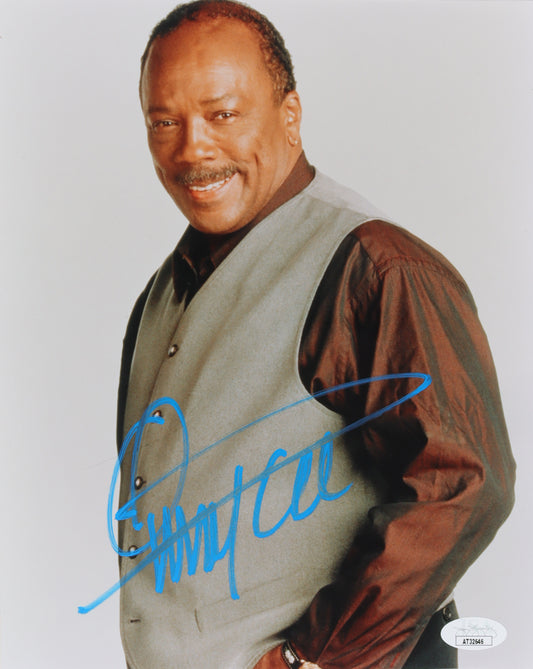 Quincy Jones Signed 8x10 Photo (JSA)
