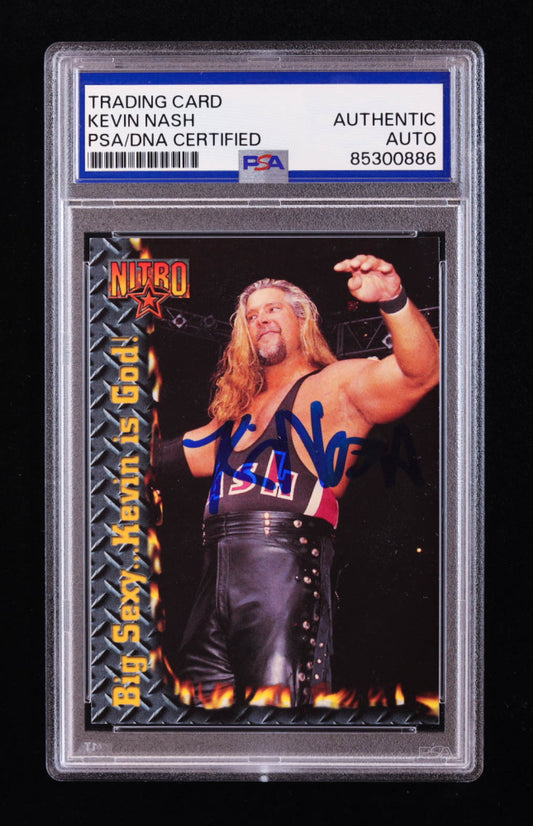 Kevin Nash Signed 1999 Topps WCW / NWO Nitro #68 (PSA)