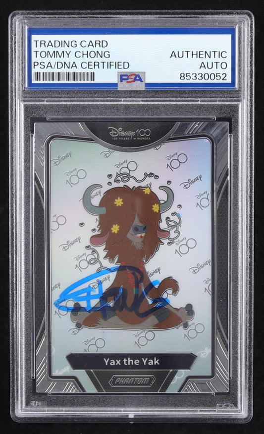 Tommy Chong Signed 2023 Kakawow Phantom Disney 100 Years of Wonder #PDB49 Yax the Yak (PSA) Yax the Yak