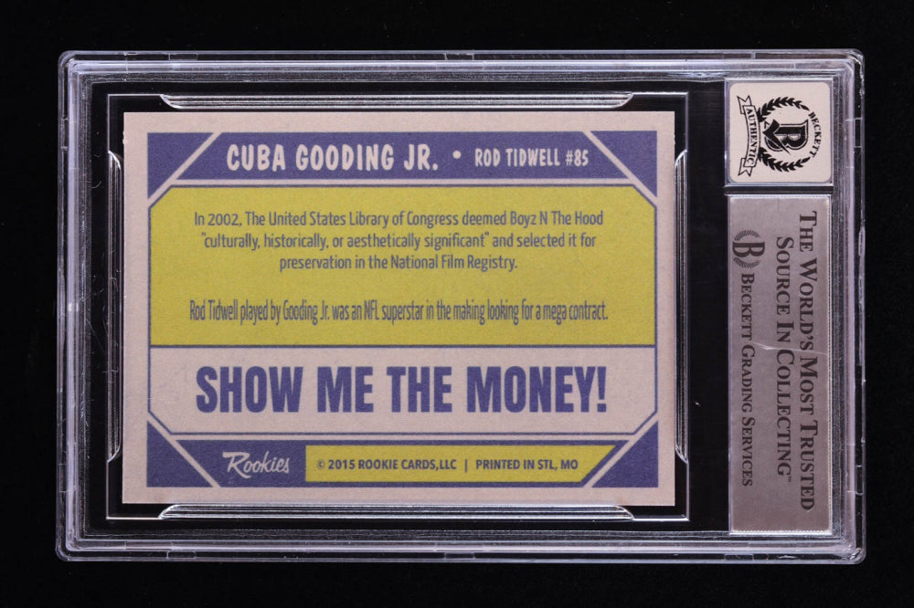 Cuba Gooding Jr. Signed "Jerry Maguire" Custom Trading Card (BGS | Auto 10) Beckett Witnessed