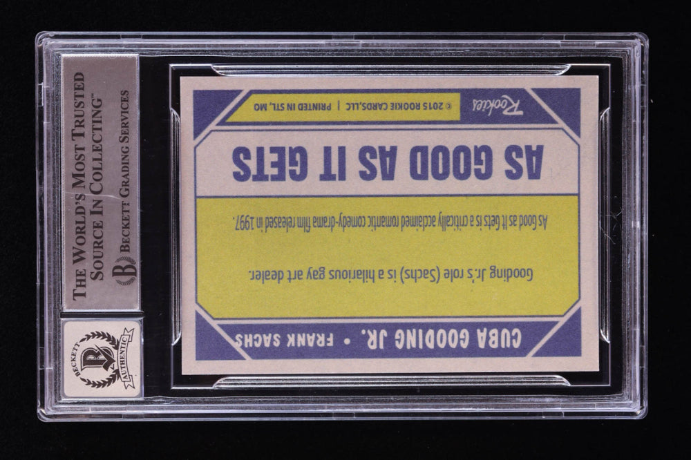 Cuba Gooding Jr. Signed "As Good as It Gets" Custom Trading Card (BGS | Auto 10) Beckett Witnessed