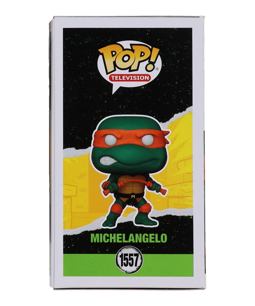 Shamon Brown Jr. Signed (Beckett) "Teenage Mutant Ninja Turtles: Mutant Mayhem" #1557 Michelangelo Funko Pop! Vinyl Figure - Michelangelo