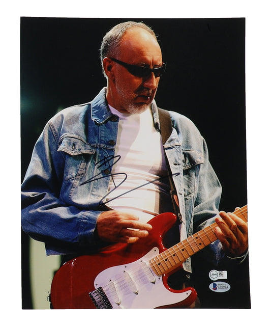 Pete Townshend Signed 11x14 Photo (Beckett) The Who